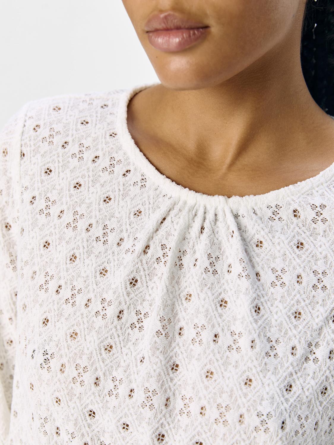 OBJLAILA Top - Cloud Dancer - VERO MODA & VILA Bergvik